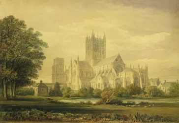 Wells katedral, 1821
